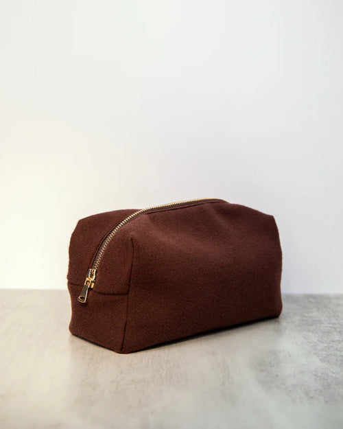 Einfache Kosmetiktasche mit Metallreißverschluss