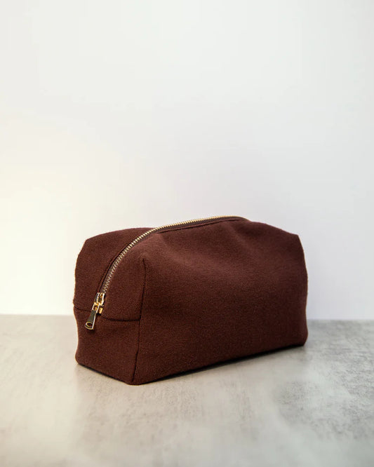 Einfache Kosmetiktasche mit Metallreißverschluss