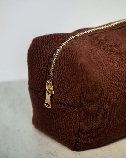 Einfache Kosmetiktasche mit Metallreißverschluss