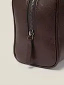 Reise Kosmetiktasche mit Reißverschlussfach innen